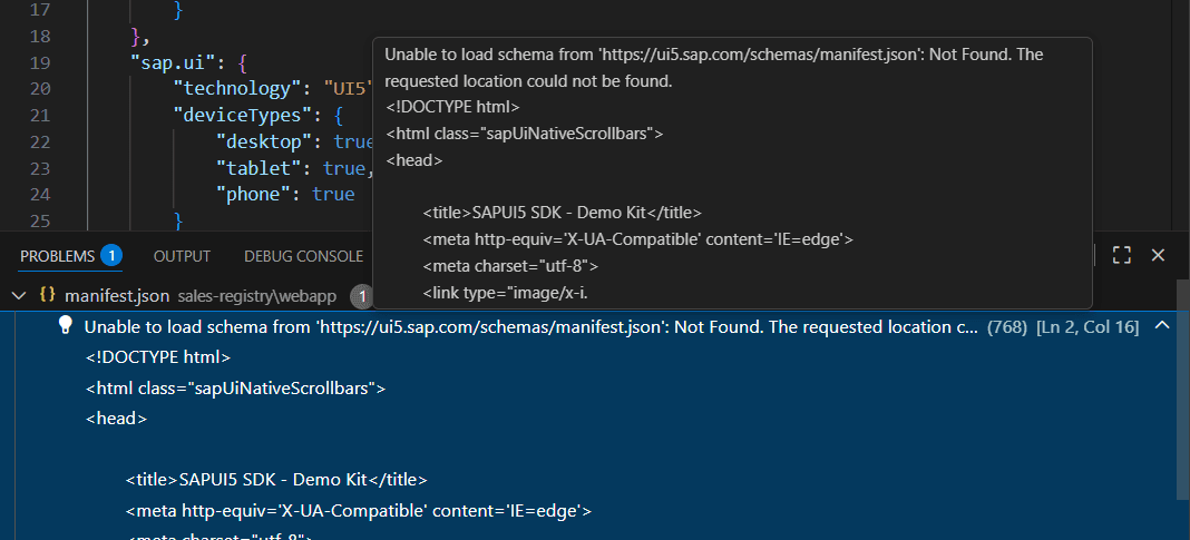 Sandbox error popup
