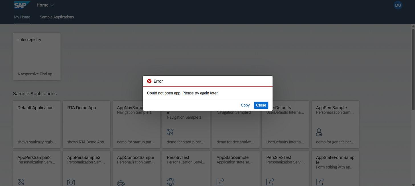 VS Code problems pane showing manifest error